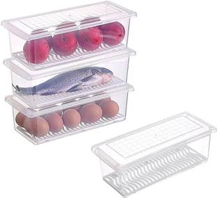 VEWIKZY Plastic Fridge Container  - 1500 ml
