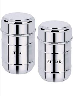 Daraz Steel Tea Coffee & Sugar Container  - 700 ml