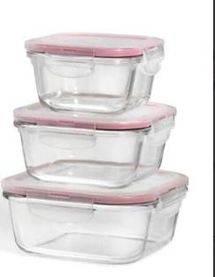 SKYZONE Plastic Fridge Container  - 300 ml, 500 ml, 800 ml