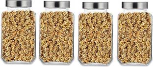 CROCO JAR Glass Grocery Container  - 3000 ml