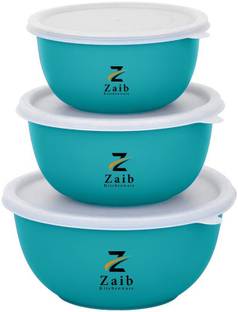 Zaib Steel, Polypropylene Fridge Container  - 1250 ml, 750 ml, 500 ml