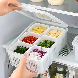 KINZA Plastic Fridge Container  - 2000 ml