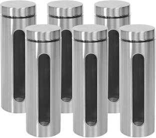 Cutting EDGE Steel, Glass Grocery Container  - 1700 ml