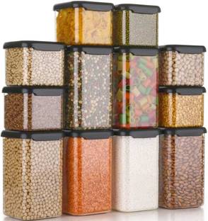 SKYHEART Plastic Grocery Container  - 1200 ml, 550 ml