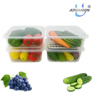 AIROMOON Plastic Premium Quality Storge Basket for Fruit, Fish, Vegetables, Food Storage Basket Storage Basket