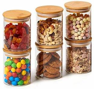 MOOZICO Glass Cookie Jar  - 270 ml