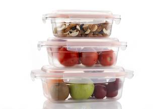 OFFYX Plastic Grocery Container  - 1800 ml, 1300 ml, 800 ml
