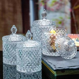 starfinch Glass Tea Coffee & Sugar Container  - 280 ml