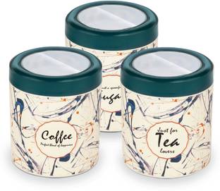 Trueware Plastic Tea Coffee & Sugar Container  - 750 ml, 750 ml, 750 ml