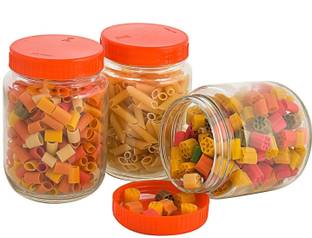 daesgesage Glass Grocery Container  - 1000 ml