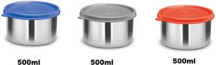 MILTON Steel, Plastic Utility Container  - 500 ml, 500 ml, 500 ml