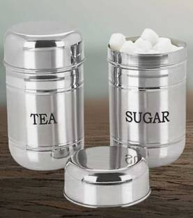 Aquasleri Steel Tea Coffee & Sugar Container  - 700 ml