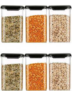 RUDRAKSH Plastic Grocery Container  - 1100 ml