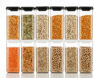 4 SACRED Plastic Grocery Container  - 1500 ml