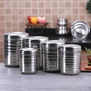 Liolis Steel Grocery Container  - 400 ml, 500 ml, 700 ml, 1000 ml, 1500 ml