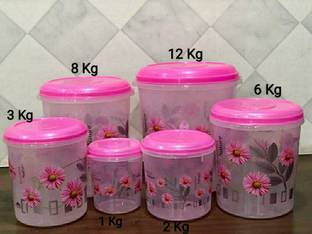 uma khodal Plastic Grocery Container  - 12 L, 8 L, 6 L, 2 L, 1 L