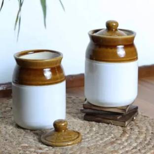 Orolinks Ceramic Pickle Jar  - 800 ml, 800 ml