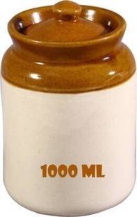baluda Ceramic Pickle Jar  - 1000 ml