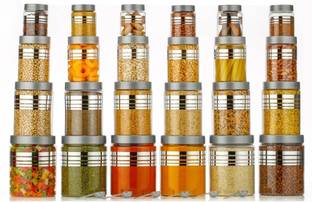 NORVIUM Plastic Grocery Container  - 1200 ml, 650 ml, 350 ml, 250 ml