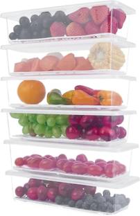 3D METRO SUPER STORE Plastic Box Freezer Containers Fish Meat Vegetables Fruits Storage Basket