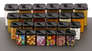 Snowberry Plastic Grocery Container  - 1400 ml, 950 ml, 651 ml, 350 ml