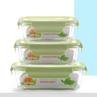 SKD STORE Glass Fridge Container  - 1000 ml