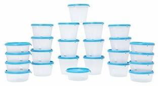 Cutting EDGE Plastic Grocery Container  - 1000 ml, 750 ml, 500 ml