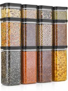 SARAZA Plastic Grocery Container  - 550 ml, 1200 ml, 1600 ml