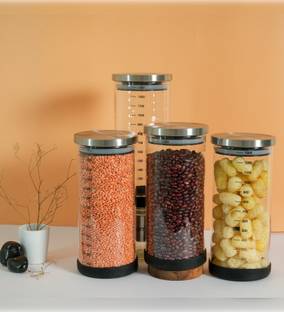 Femora Glass, Silicone Cookie Jar  - 1300 ml