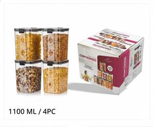 Aadhya Plastic Grocery Container  - 1100 ml