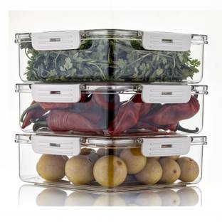 Sloppy Plastic Fridge Container  - 2000 ml