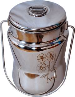 akash metal Steel Milk Container  - 500 ml