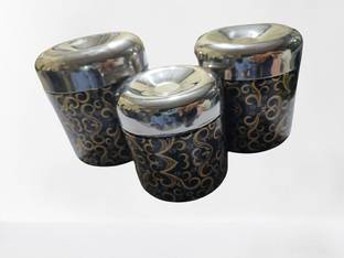 Silvester Steel Tea Coffee & Sugar Container  - 700, 500, 300