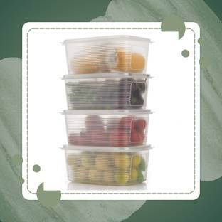 Harmonyinc Plastic Fridge Container  - 1800 ml