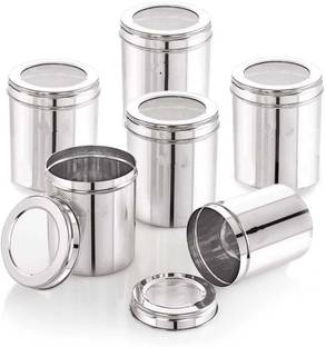 VISAXMI Steel Grocery Container  - 1000 ml