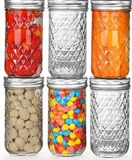 JIGSHTIAL Glass Fridge Container  - 500 ml