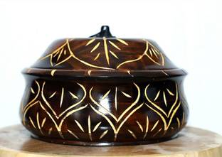 Doon Furniture House Wooden, Steel Bread Container  - 2 L