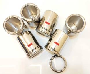 STEEPLE Steel Container SeeThrough Canister Storage Jar Food Container Grocery Container  - 1000 ml स्टील यूटीलिटी कंटेनर