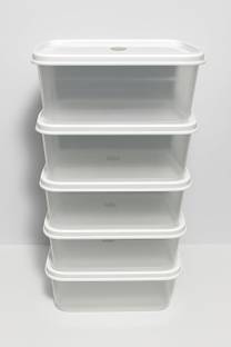 IndiaExports Plastic Utility Container  - 3 L, 3 L, 3 L, 3 L, 3 L