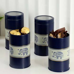 JARSOME Steel Grocery Container  - 3400 ml