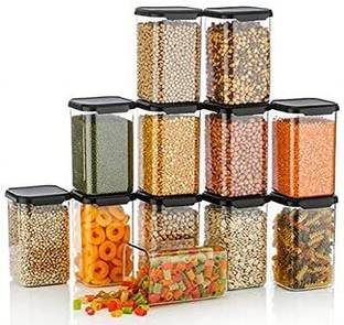 SHAKTIKITCHEN Plastic Fridge Container  - 950 ml, 650 ml, 350 ml, 250 ml