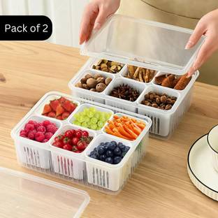 CONQUER Plastic Fridge Container  - 2700 ml