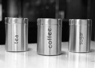 KARFE Steel Tea Coffee & Sugar Container  - 700 ml