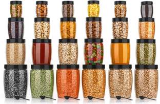 prayati Plastic Grocery Container  - 1200 ml, 650 ml, 300 ml, 250 ml