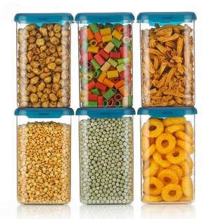 4 SACRED Plastic Grocery Container  - 1100 ml