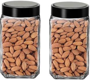 Coozico Glass Grocery Container  - 1000 ml