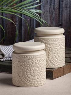 claay craft Ceramic Pickle Jar  - 1000 ml, 1000 ml