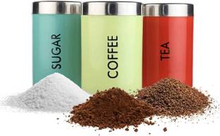 S CAPPER Stainless Steel Tea Coffee & Sugar Container  - 750 ml