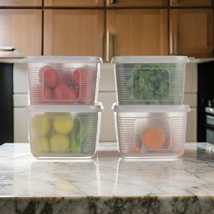 nariya Plastic Fridge Container  - 1800 ml