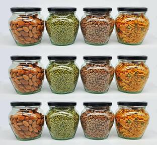 MOOZICO Glass Cookie Jar  - 400 ml